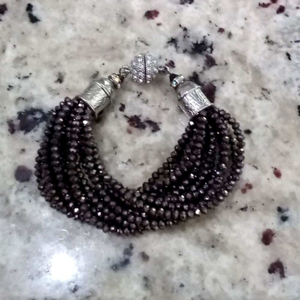 Gorgeous Swarovski Crystal layered bracelet